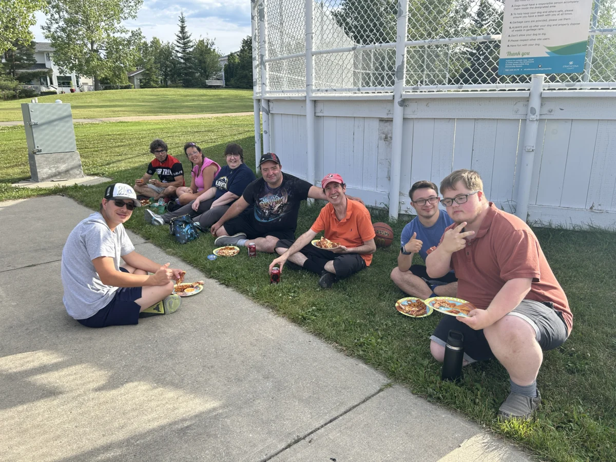 Group of Athletes Outside - Branchability - Adapted Recreation Programs